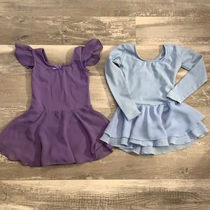 Eurotard girls blue  dance leotard. Genetic purple